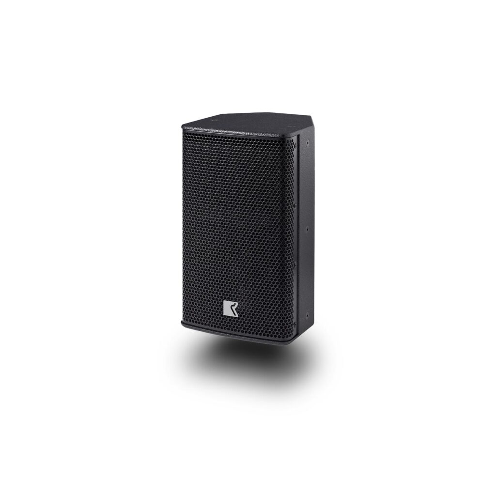 Two-way self-powered loudspeaker
Components: 1 x 8″, 1 x 1″
Directivity: 90° x 60°