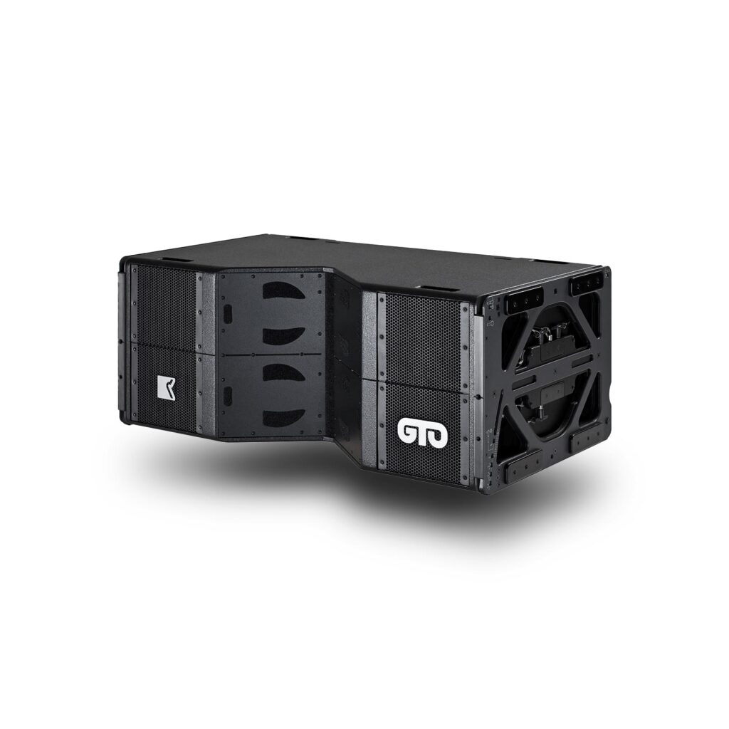 Long-throw line array element
Components: 2 x 15”, 4 x 8”, 4 x 3”
Horizontal directivity: 90°