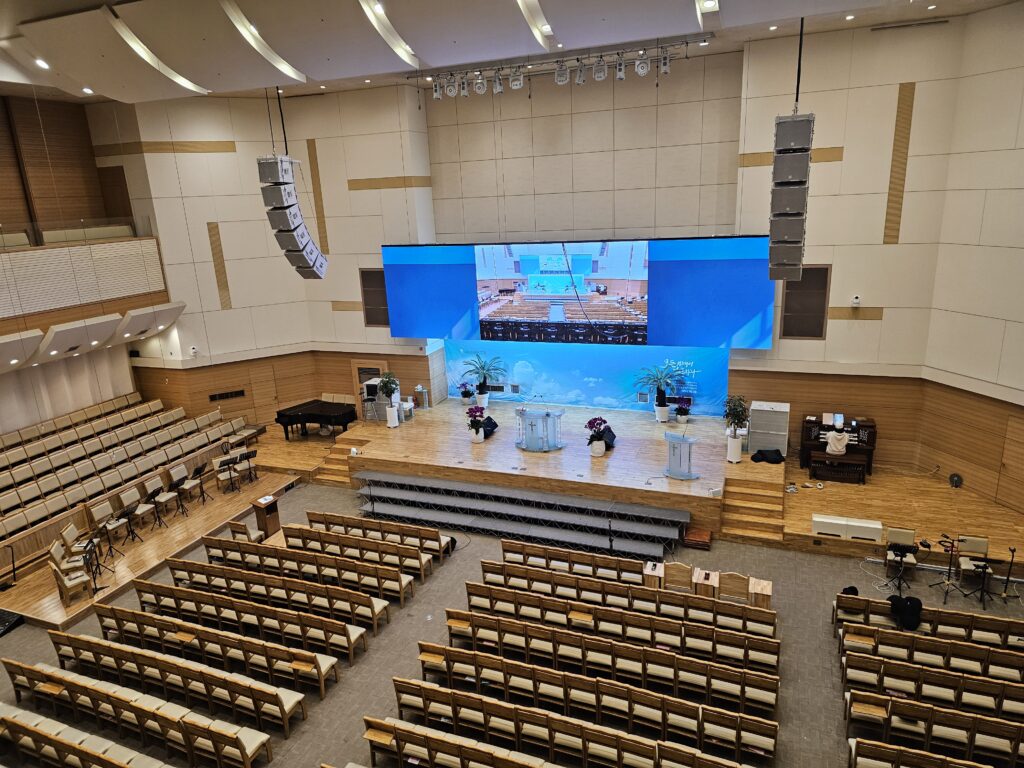 사랑스러운교회 A.V시스템 리뉴얼